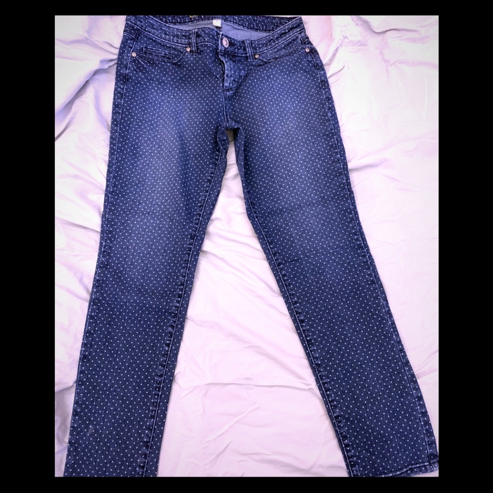 Lauren Conrad polka dot jeans